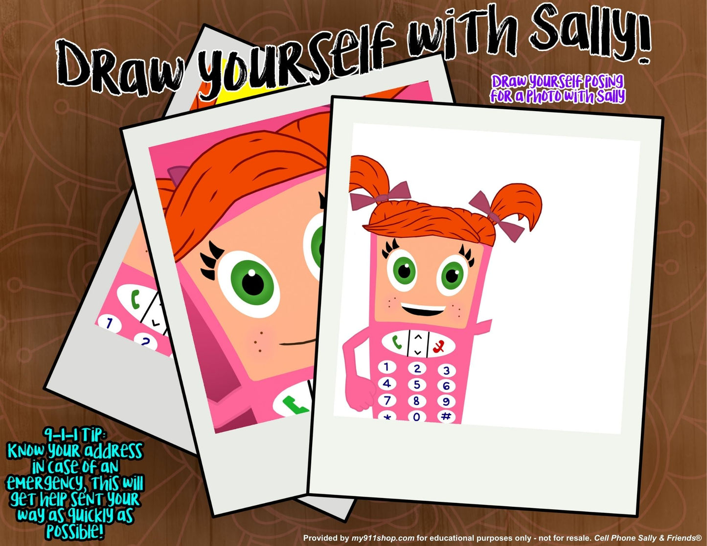 **FREEBIE** "Selfie with Cell Phone Sally" Activity Sheet
