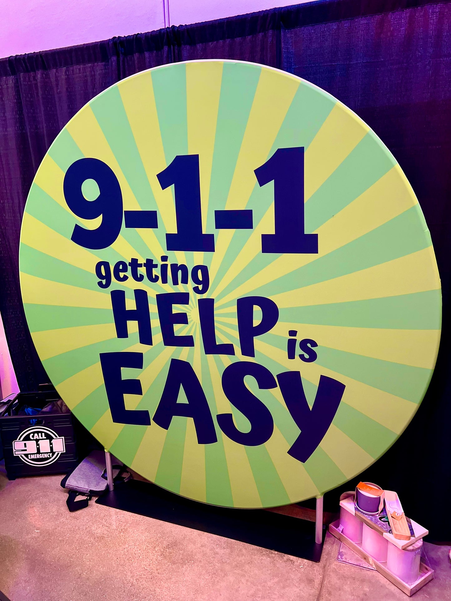 Round Display Backdrop