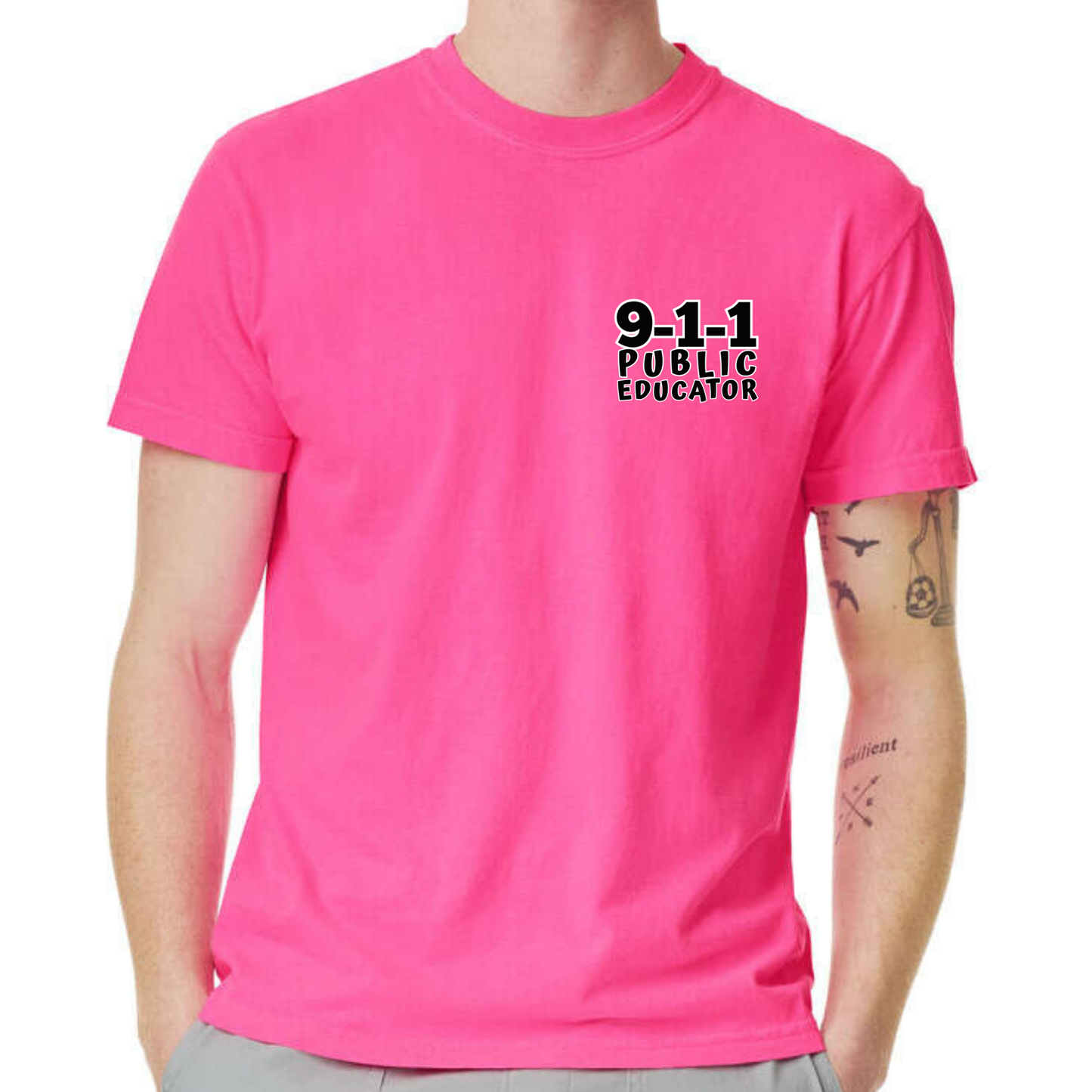 9-1-1 Public Educator T-Shirt (minimum order of 12)