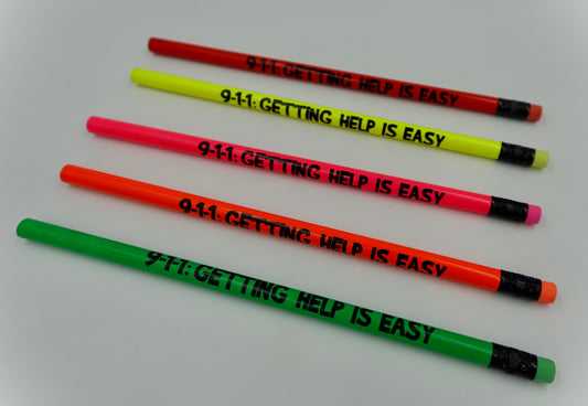 Neon Wooden Pencils (pkg of 100)