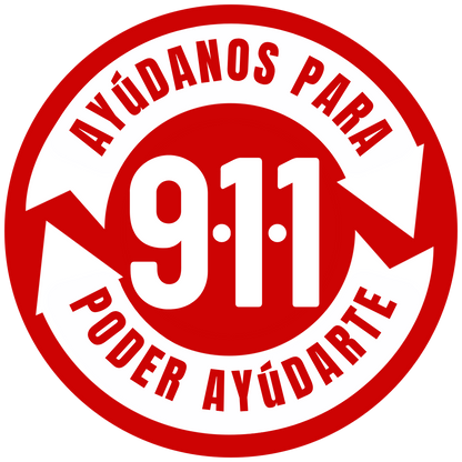 *NEW DESIGN* Spanish Version - HELP US HELP YOU Stickers (Roll of 1000)