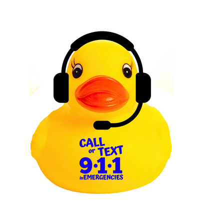 9-1-1 Telecommunicator Ducks (pkg of 50)