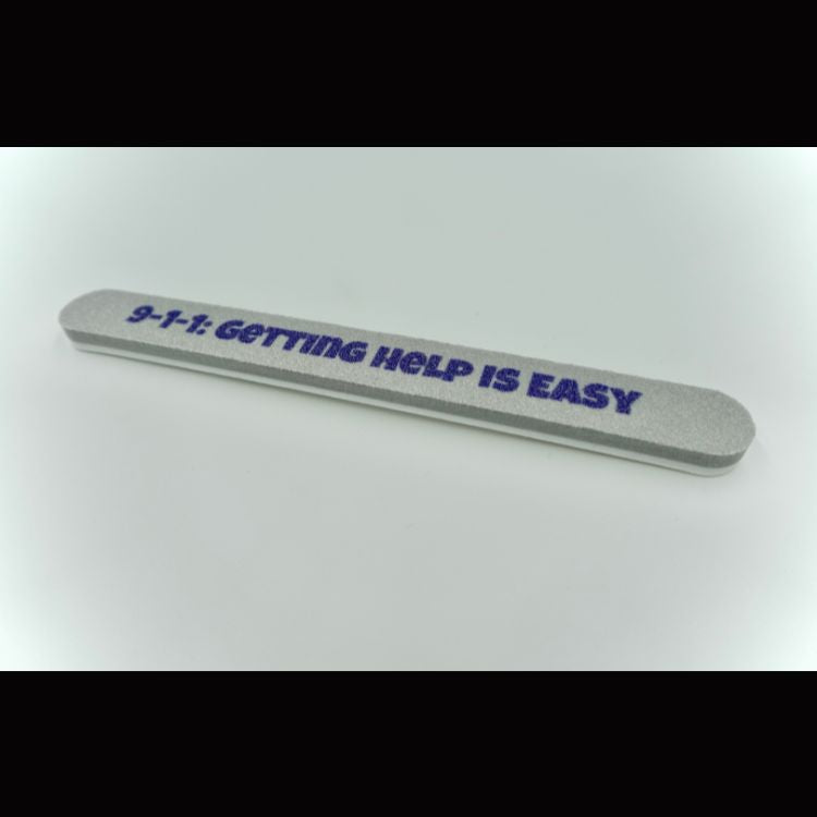  NEW ITEM! 9-1-1 Nail File (pkg of 25)