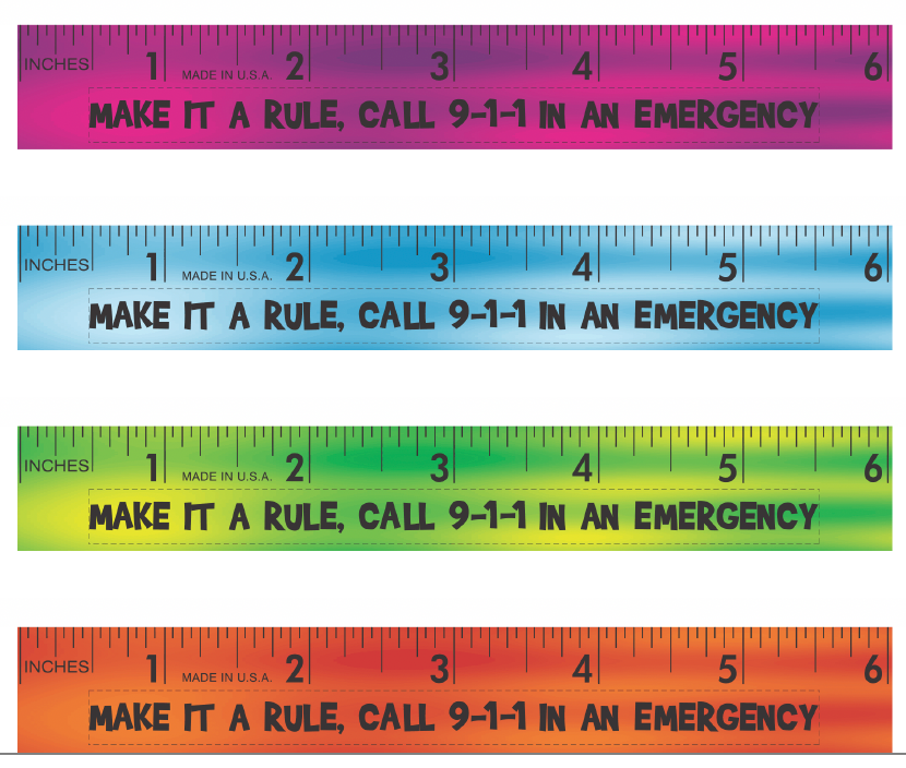 6" Wooden Mood Rulers (pkg of 20)