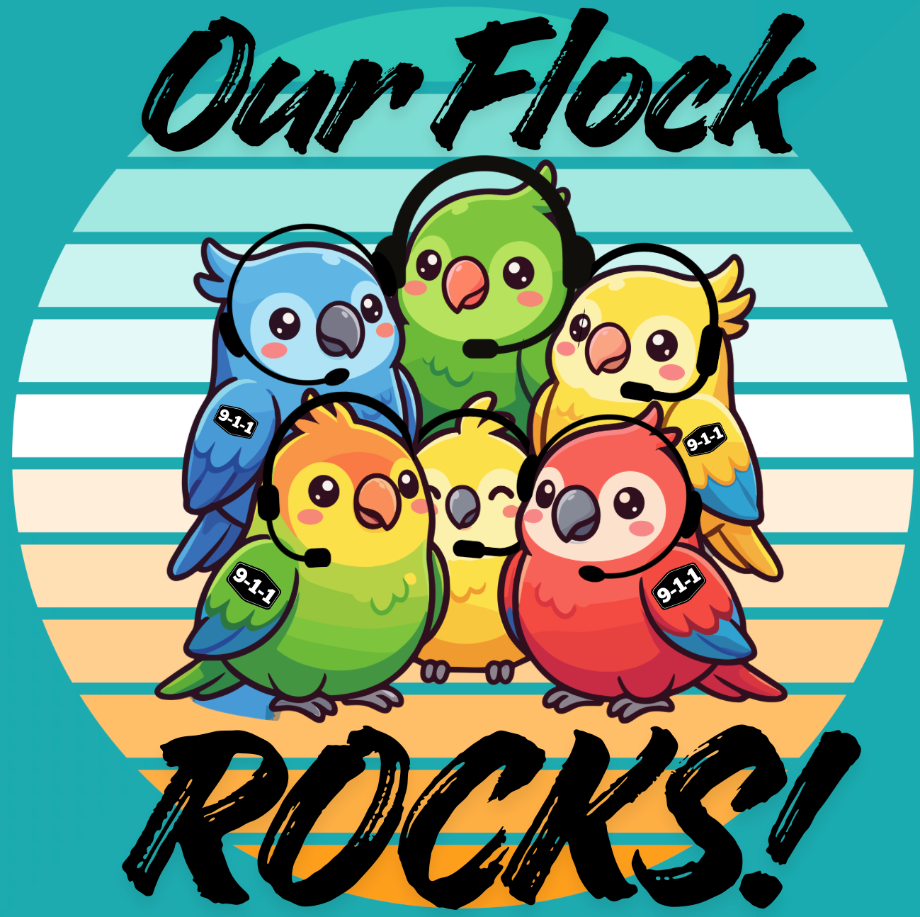 9-1-1 Telecommunicator T-Shirt (minimum order of 12)