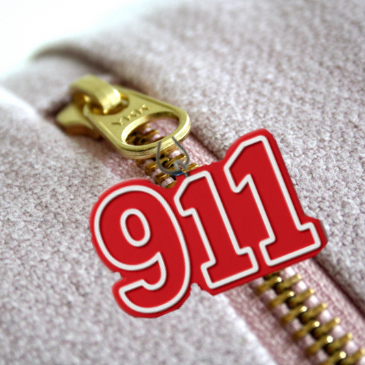 9-1-1 ZIPPER PULL