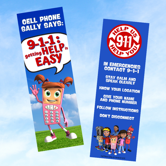 NEW ITEM!  Cell Phone Sally Bookmarks (Pkg of 250)