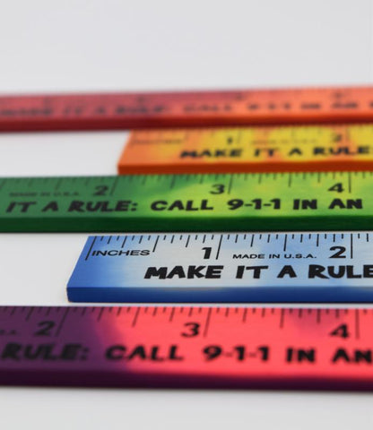 6" Wooden Mood Rulers (pkg of 20)