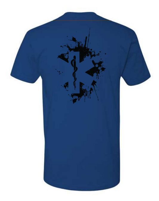 Star of Life Splatter Short Sleeve Tees