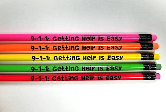 Neon Wooden Pencils (pkg of 100)